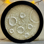 3D Moon Light 2x2 Feet Wall Art Decor