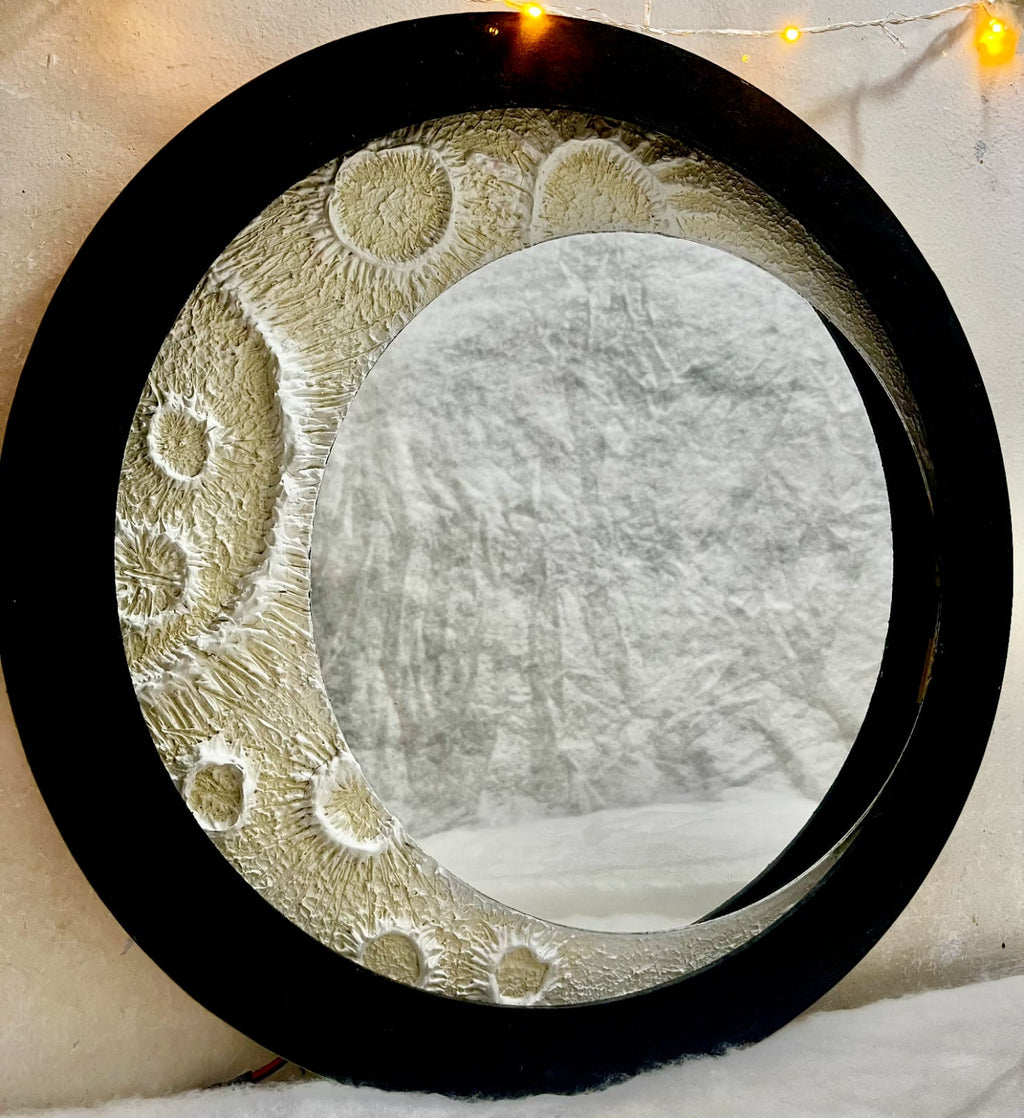 3D Moon Light 2x2 Feet Wall Art Decor