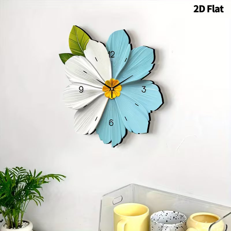 flower wall clock - Acrylic