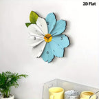 flower wall clock - Acrylic