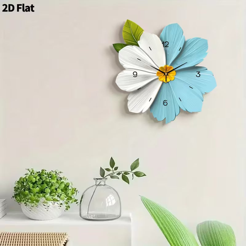 flower wall clock - Acrylic