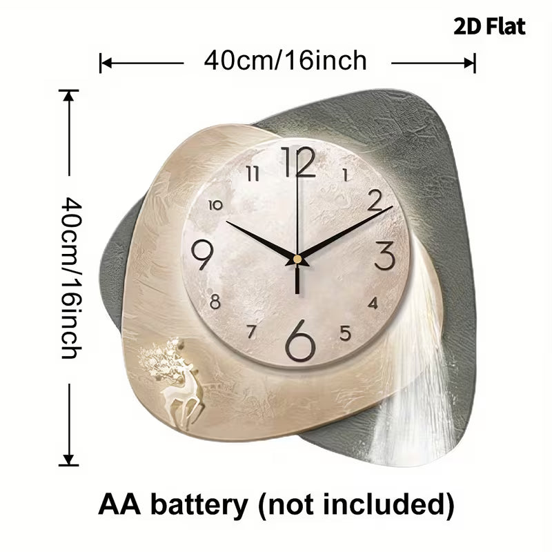Luxury Dining Living Room Decorative Acrylic Wall Clock