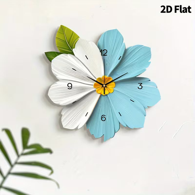 flower wall clock - Acrylic