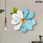 flower wall clock - Acrylic