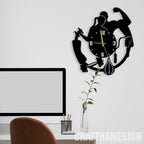 Fitness Gym System Acrylic Wall Clock