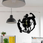 Fitness Gym System Acrylic Wall Clock