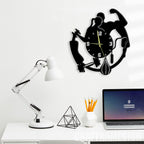 Fitness Gym System Acrylic Wall Clock