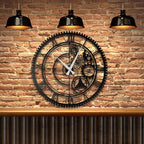 Oversized Gear Wheel  Acrylic Wall Clock