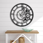 Oversized Gear Wheel  Acrylic Wall Clock