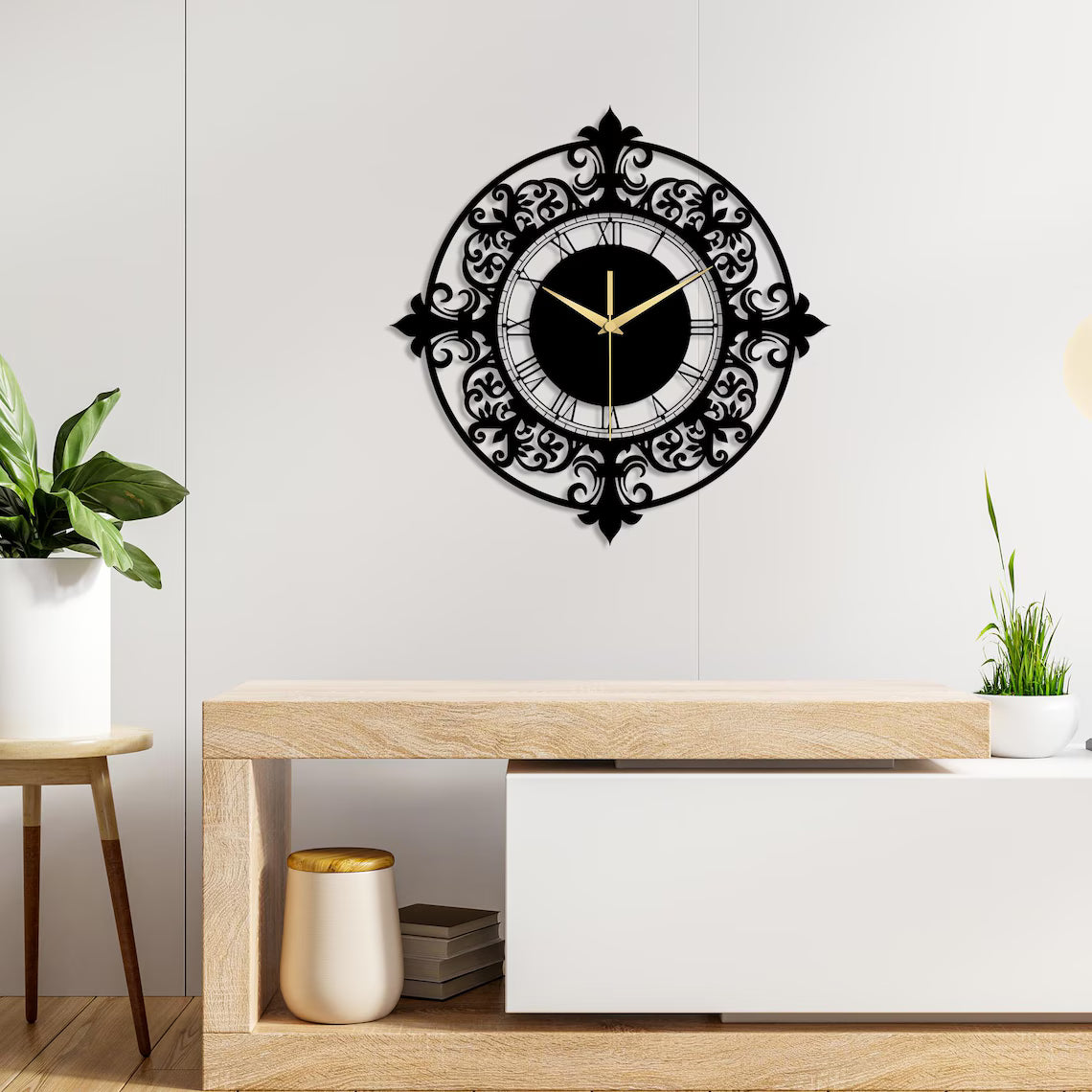 Designer Number Acrylic Wall clock