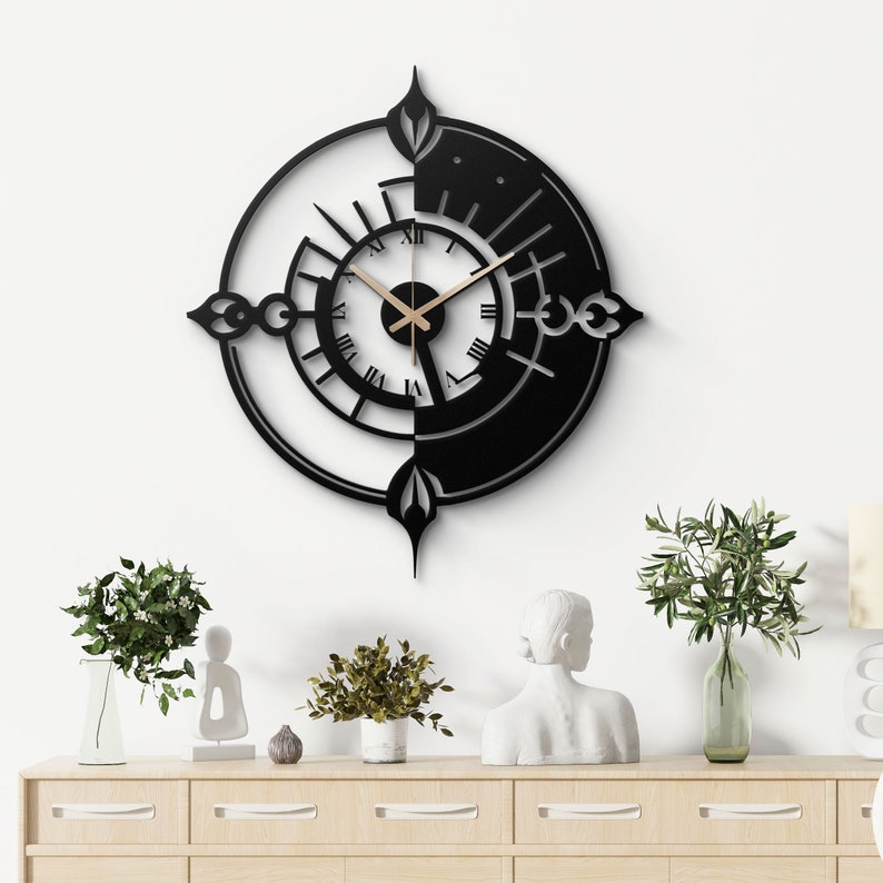 Unique Roman Numerals Acrylic Wall Clock