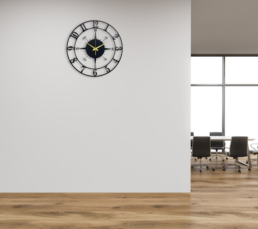 Designer Number Metal Wall clock